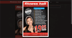 Desktop Screenshot of fitnesshall.de