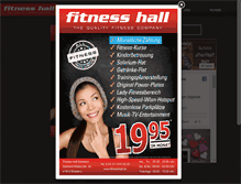 Tablet Screenshot of fitnesshall.de